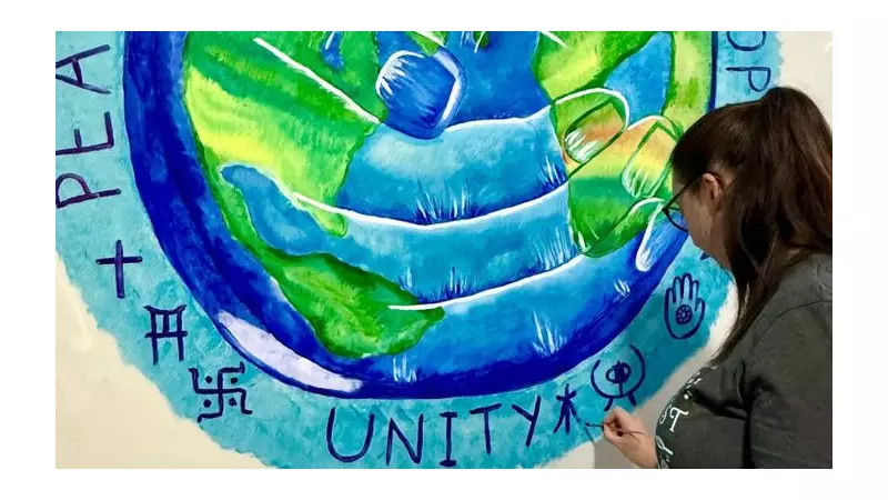 Former Patient Returns to Cygnet Hospital Bierley to Paint Inspirational Mural
