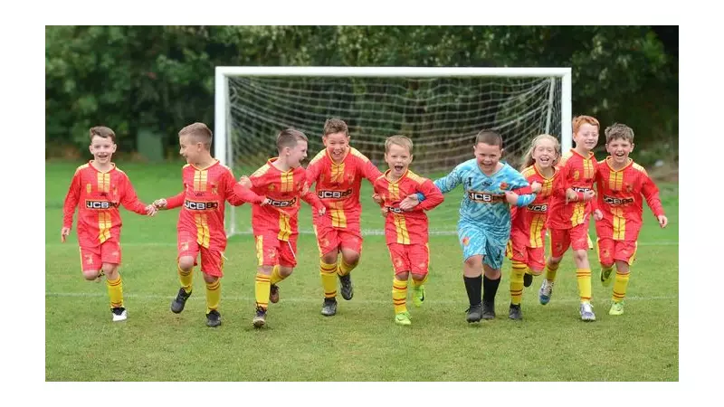 Hatton United FC's Under-8s Team Kicks Off 2026 in Style with New JCB-Sponsored Kit