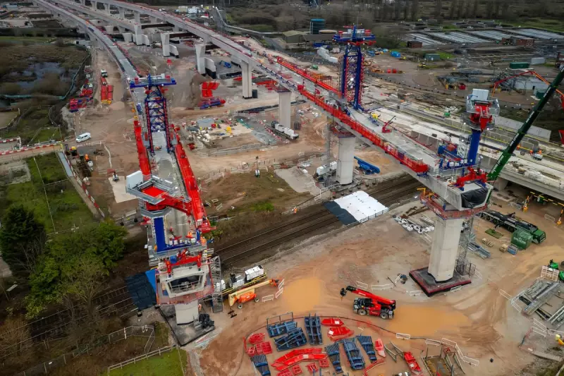 HS2 Completes Key Viaduct Work in Warwickshire During Christmas Rail Shutdown