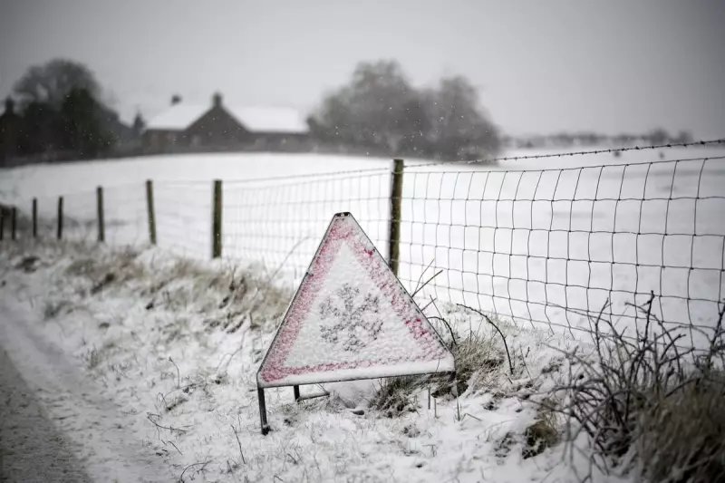 Met Office Issues Yellow Warning for Snow and Ice in Midlands This Sunday