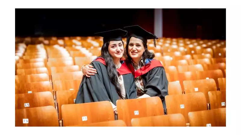 Mother and Daughter Graduate with Distinction from Same University Course