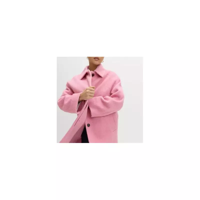 M&S Pink Brushed Car Coat: Spring's 'Stylish' Wardrobe Essential