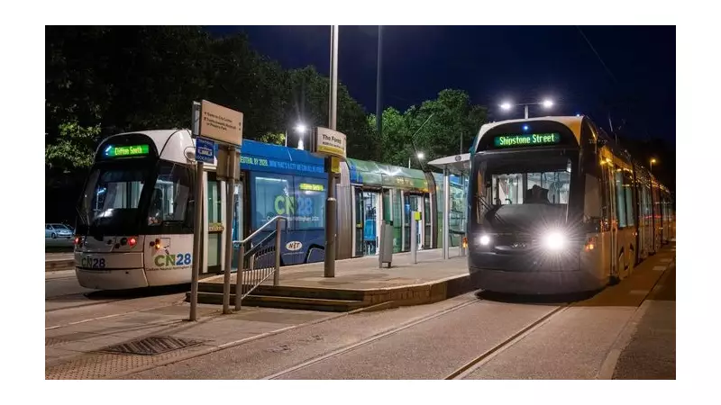 Nottingham Tram Timetable Reverts to Regular Schedule After Evening Trial