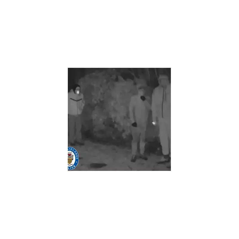 Police Release CCTV Images After Gang's Attempted Burglary in Halesowen