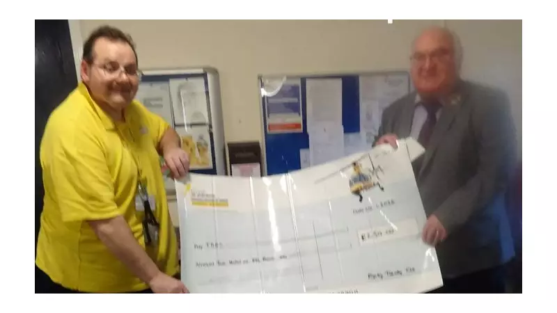 Ripley Tuesday Club's Generous Donation Keeps Air Ambulance Flying