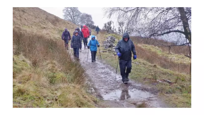Rossendale Ramblers Brave Icy Conditions on Winter Walks