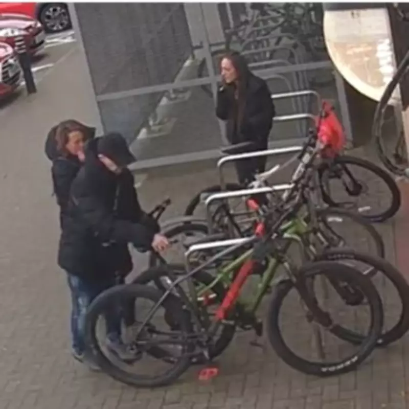 Stafford Trio Caught on CCTV Stealing High-Value Bicycles from Supermarket