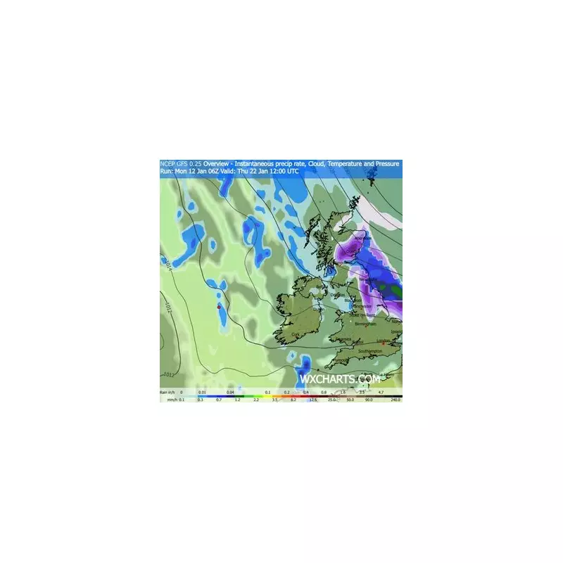 UK Braces for 10-Inch Snow Blitz as Arctic Freeze Returns Next Week