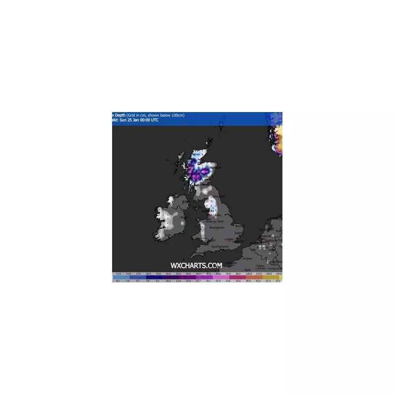 UK Braces for 66cm Snow Blitz as New Storm Maps Predict January Chaos