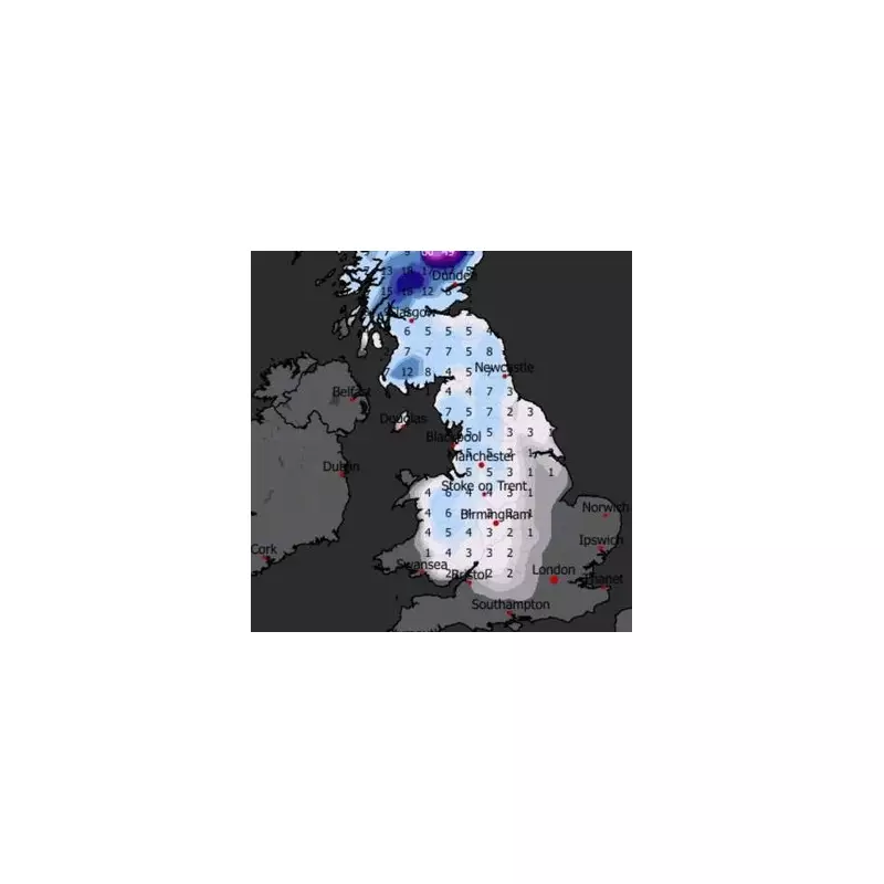 UK Braces for 700-Mile Snow Storm: 3 Inches Forecast for Birmingham