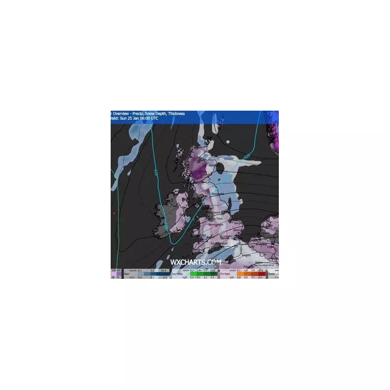 UK Snow Alert: 600-Mile Blizzard to Hit 12 Cities in Late January