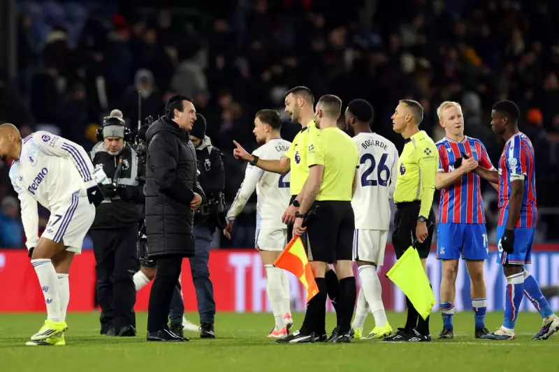 Unai Emery's VAR Fury: Why He Confronted Referee After Villa's Palace Stalemate