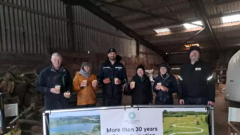 Volunteers Brave Elements to Complete Woodland Planting at Poplars Farm
