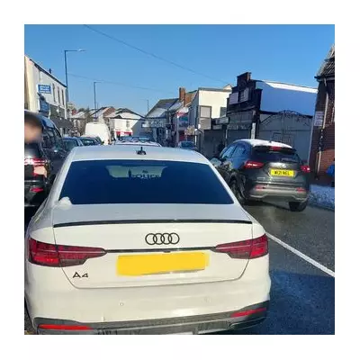 Audi seized after disqualified driver's 'poor parking' in Wolverhampton street