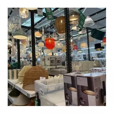 Dunelm's 'Unusual' Shelved Floor Lamp Now Under £30 in Winter Sale