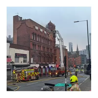 Major Fire Engulfs Historic Birmingham Building, Over 50 Firefighters Respond