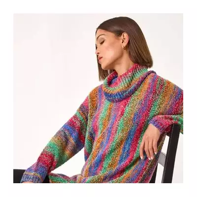 Roman's £32 Striped Jumper Brightens Winter & Earns Compliments