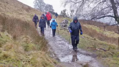 Rossendale Ramblers Brave Icy Conditions on Winter Walks