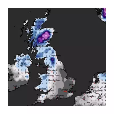 UK Braces for -13C Freeze and 70cm Snow as Arctic Blast Hits