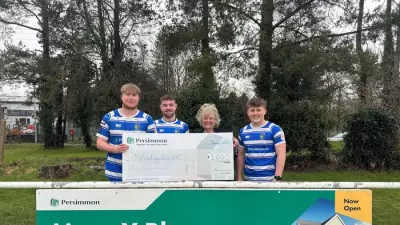 Ystradgynlais RFC Secures £1,000 Boost from Persimmon Homes West Wales