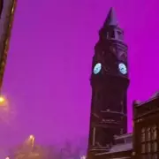 Birmingham Sky Turns Purple: Storm Goretti's Snow Creates Jaw-Dropping Phenomenon