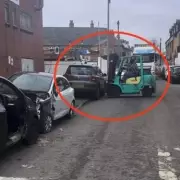 Fed-Up Forklift Driver Moves Badly Parked Car Blocking Lorry in Birmingham