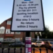 Gidea Park Station Parking Sign Sticker Causes £55 Fine Confusion