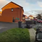 JLR worker's icy slip and bin bag disaster caught on Ring doorbell