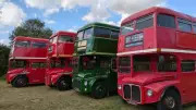 London's Vintage Buses Return for Charity Rides, Raising Thousands for Cancer Research