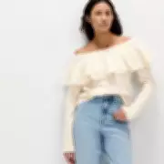 M&S Shoppers Rave About 'Absolutely Stunning' Knitted Bardot Jumper