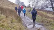 Rossendale Ramblers Brave Icy Conditions on Winter Walks
