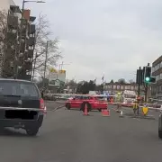 Shirley road closed after bus leak prompts 50-metre safety cordon
