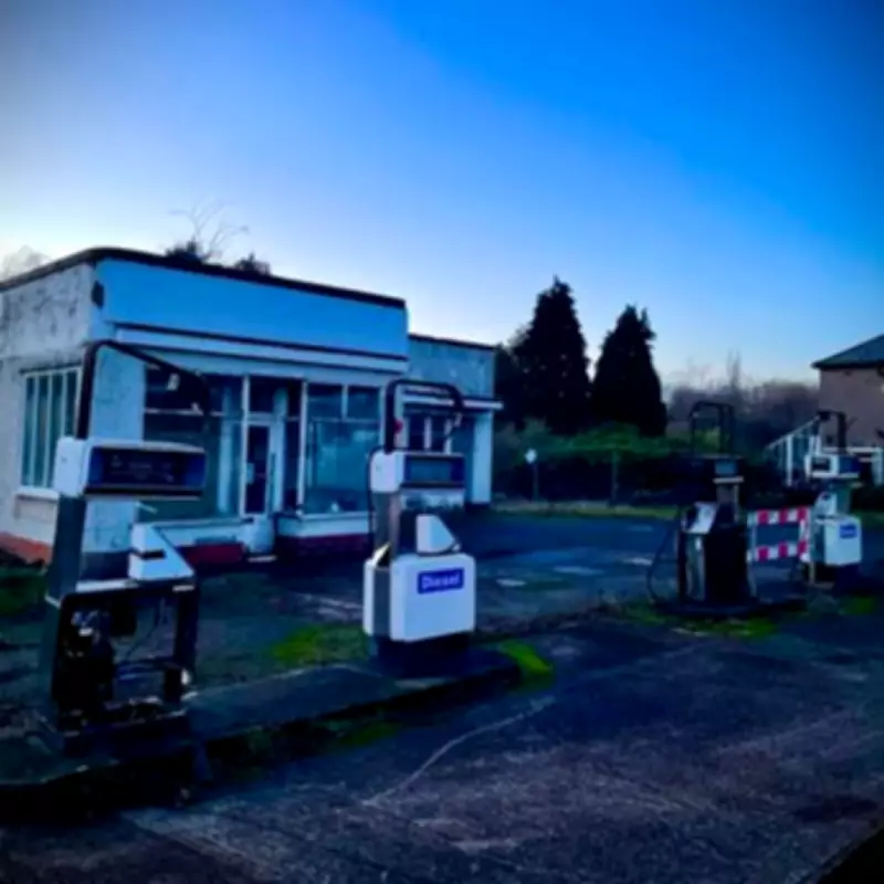 Abandoned Black Country Petrol Station Frozen in Time Sparks Local Memories