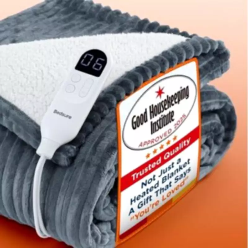 Amazon Slashes Price of 'Lovely and Snugly' Heated Plush Throw to Just £38