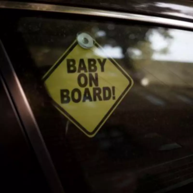 Baby on Board Signs Spark Heated Debate Among UK Drivers Over True Purpose