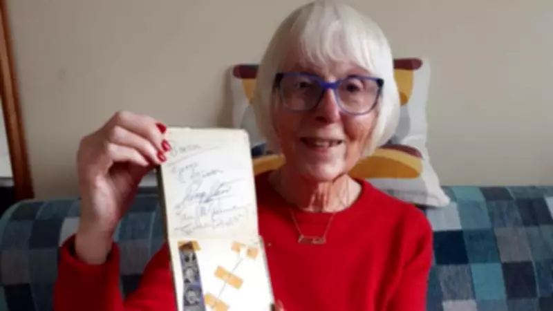 Beatles Autograph Book with Harrison's Guitar String Sells for £7,000 at Lichfield Auction