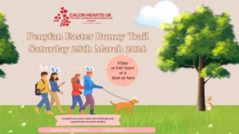 Calon Hearts UK Hosts Penyfan Easter Bunny Trail for Heart Health
