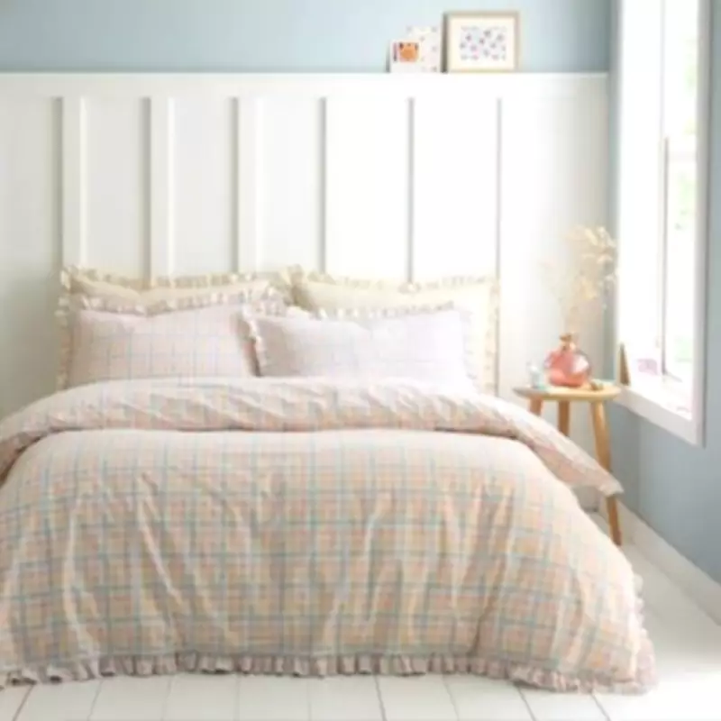 Dunelm's 'Pretty' £24 Gingham Bedding Brightens Bedrooms for Spring