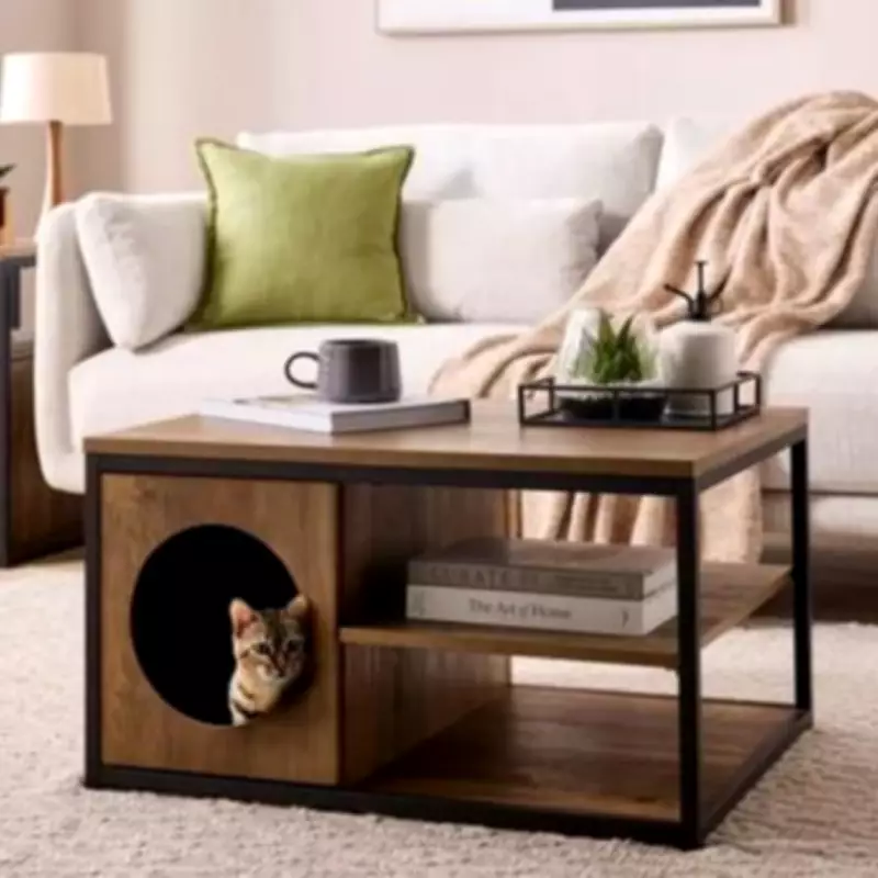 Dunelm's Stylish Cat Coffee Table Offers Chic Hideaway at £38 Discount