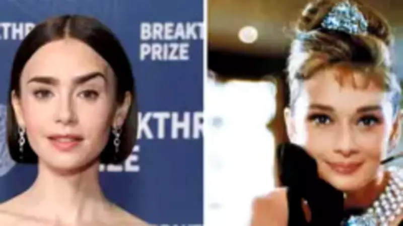 Lily Collins Cast as Audrey Hepburn in Breakfast at Tiffany's Film