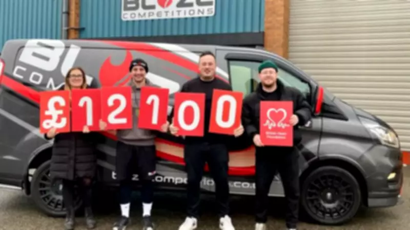Louth Business Raises Over £12k for Heart Charity in Memory of Loved One