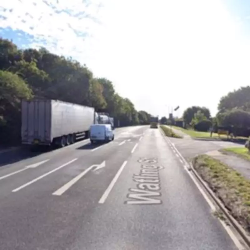 Major A5 Road Closure in Cannock After Crash Causes Fuel Spill