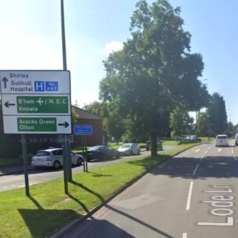 Man and 6-Year-Old Girl Hospitalized After Solihull Collision on Lode Lane
