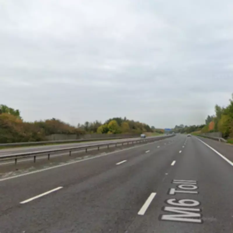 Man Injured in Stabbing on M6 Toll Near Cannock, Suspect Arrested