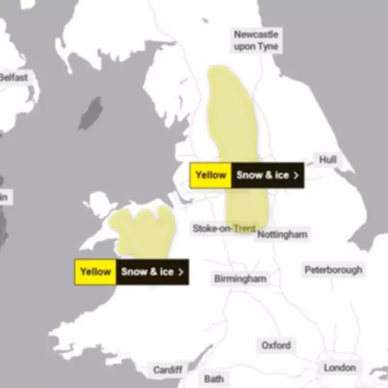 Met Office Issues Snow and Ice Warning for Midlands Regions