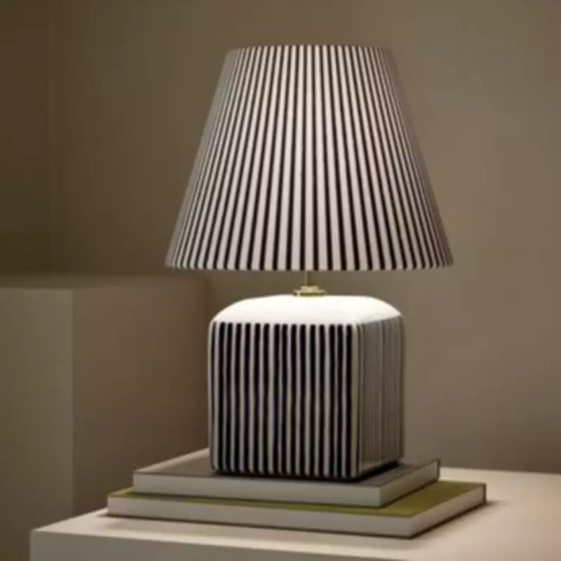 M&S Rechargeable Striped Lamp Praised for Stylish Design and Cord-Free Convenience