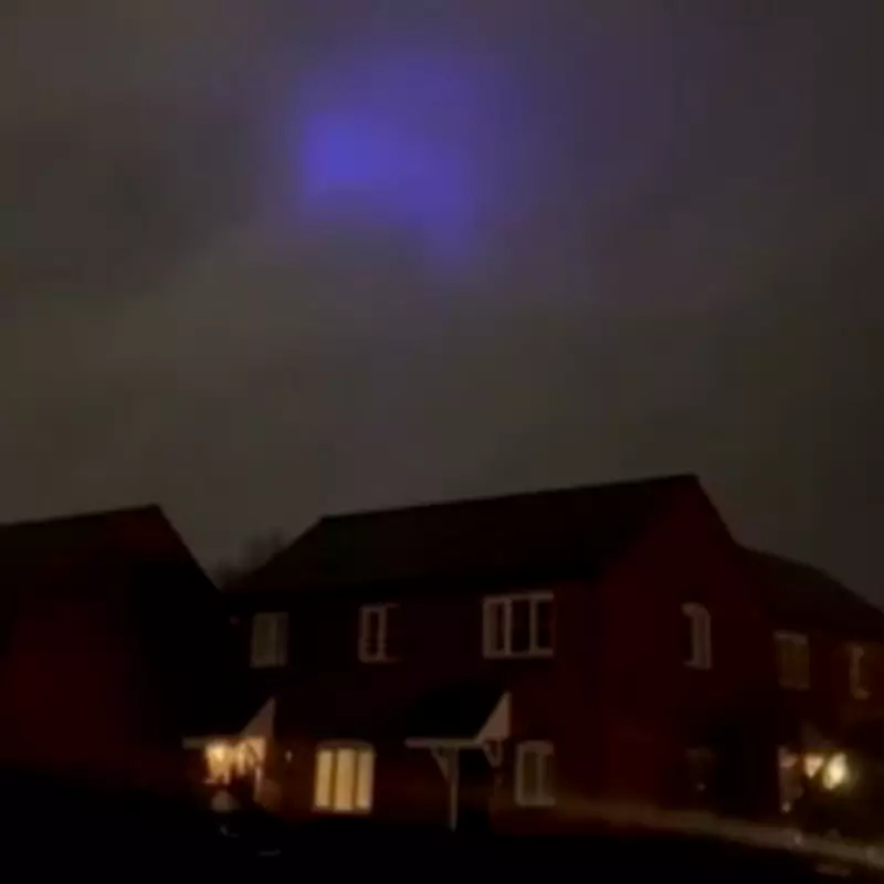 Mystery Blue Light Over Tamworth Solved: It's Network Rail's 'Flying Banana'