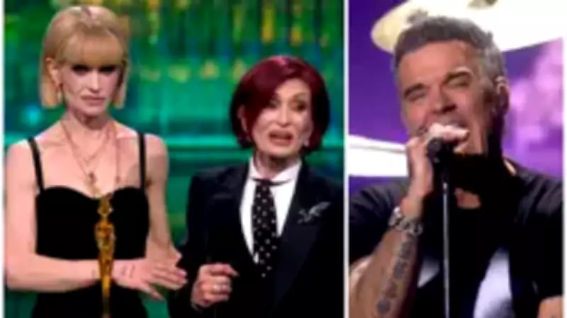 Osbourne Family Accepts BRIT Lifetime Award for Ozzy Before Robbie Williams Tribute