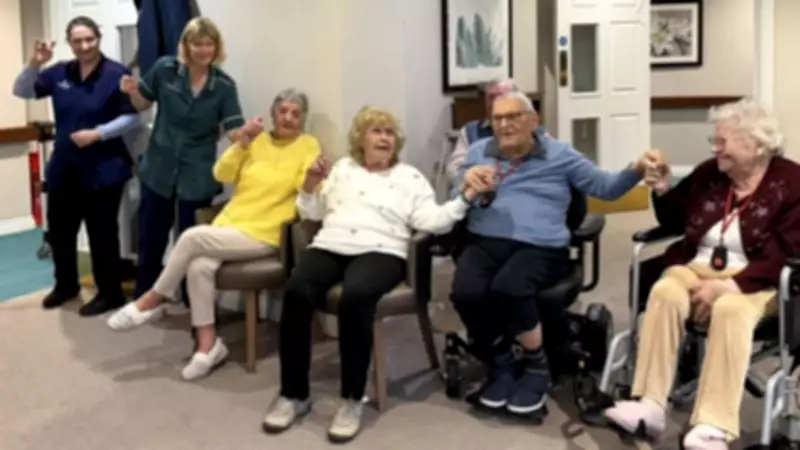Oxted Care Home Celebrates Resident's 101st Birthday with Champagne and Song