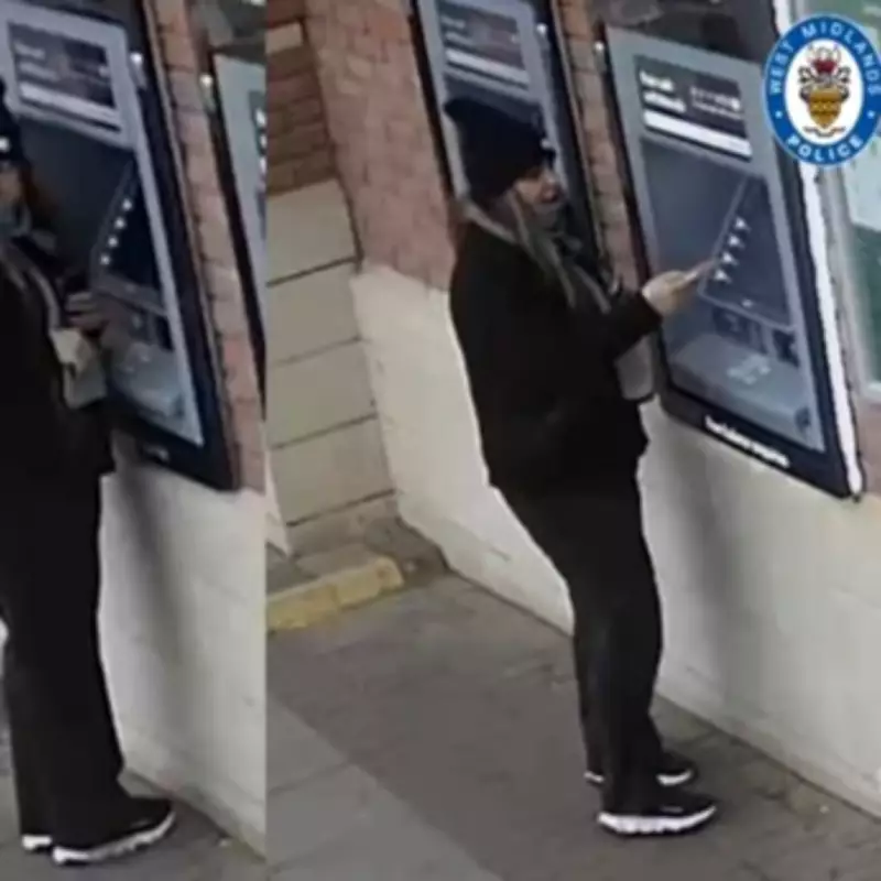 Police Hunt Solihull Bank Card Thief After Cashpoint CCTV Released